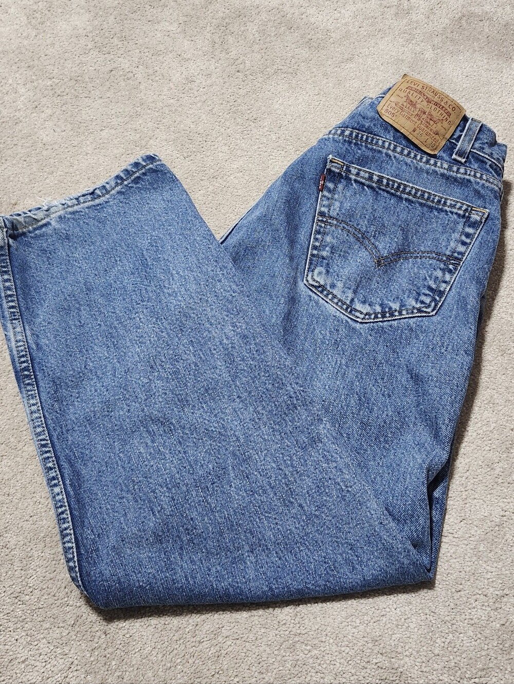Vintage Levis 505 Jeans Mens 36x29 Medium Wash Denium Jeans